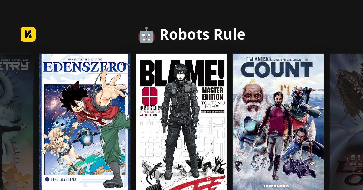 🤖 Robots Rule | Read The Latest Manga, Manhua, Webtoon and Comics on INKR!
