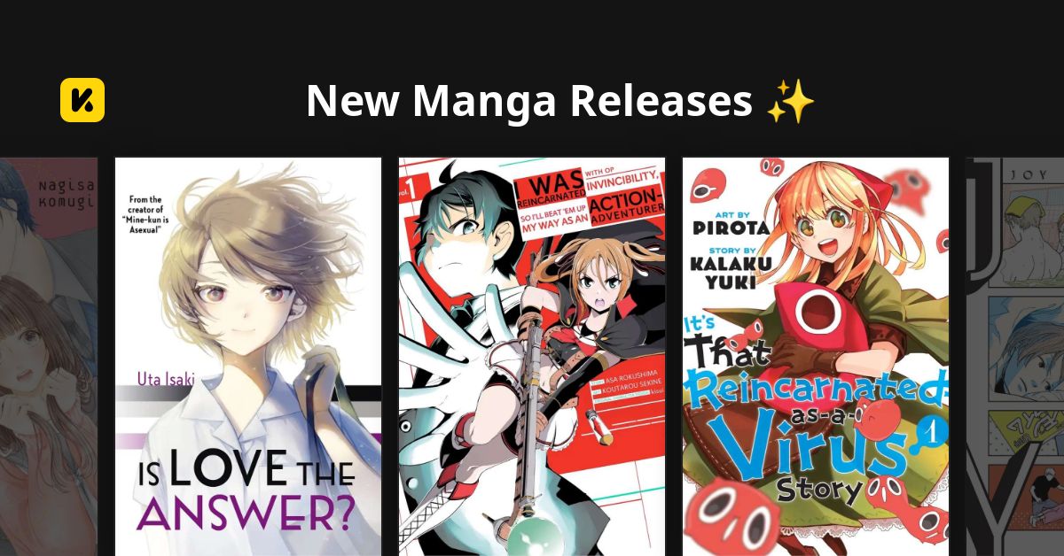 New Manga Releases Read The Latest Manga, Manhua, Webtoon and Comics