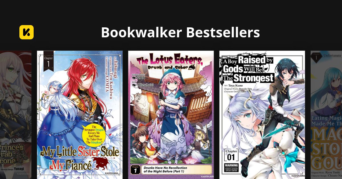 Bookwalker Bestsellers | Read The Latest Manga, Manhua, Webtoon and ...