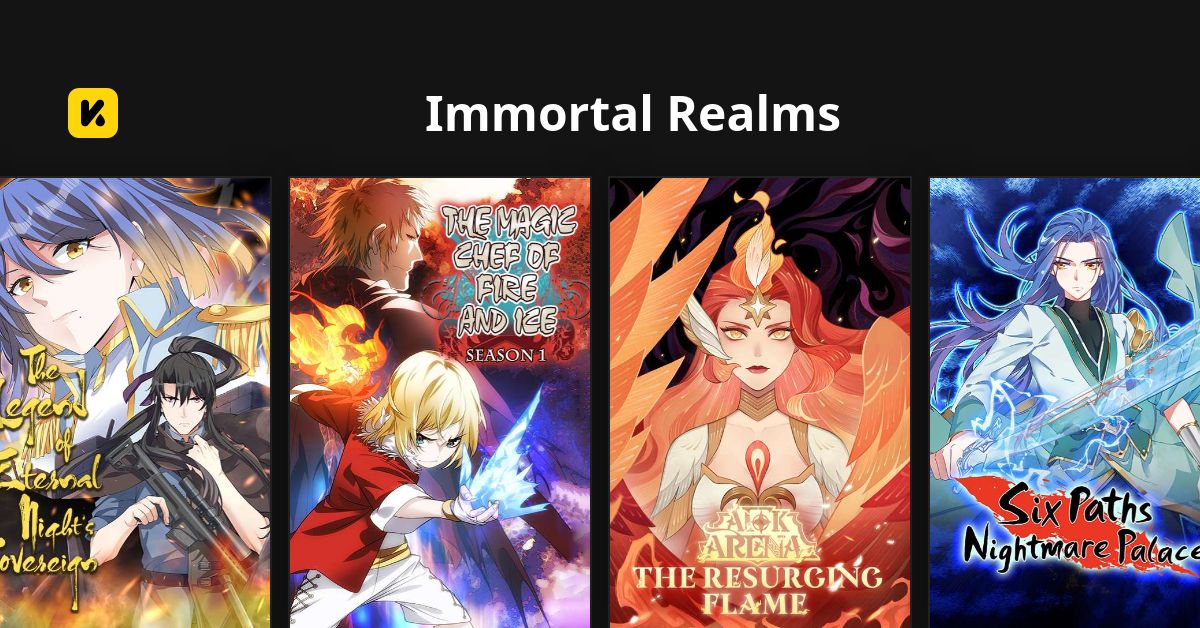 Immortal Realms | Read The Latest Manga, Manhua, Webtoon and Comics on ...