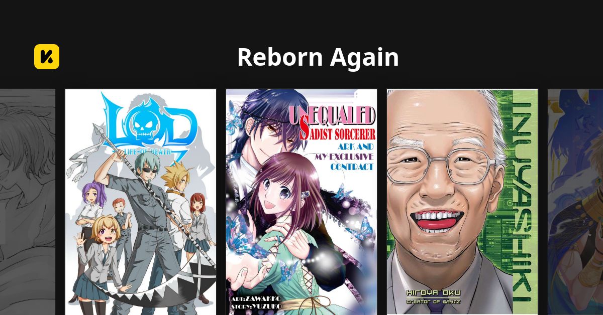 Reborn Again Read The Latest Manga Manhua Webtoon And Comics On Inkr