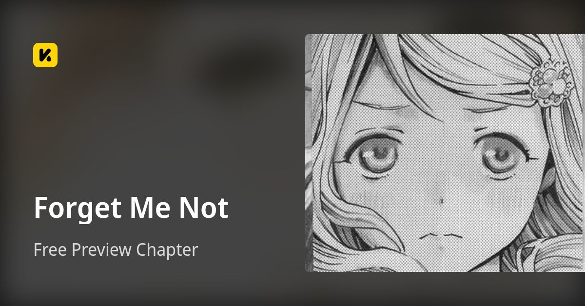 Free Preview Chapter • Forget Me Not