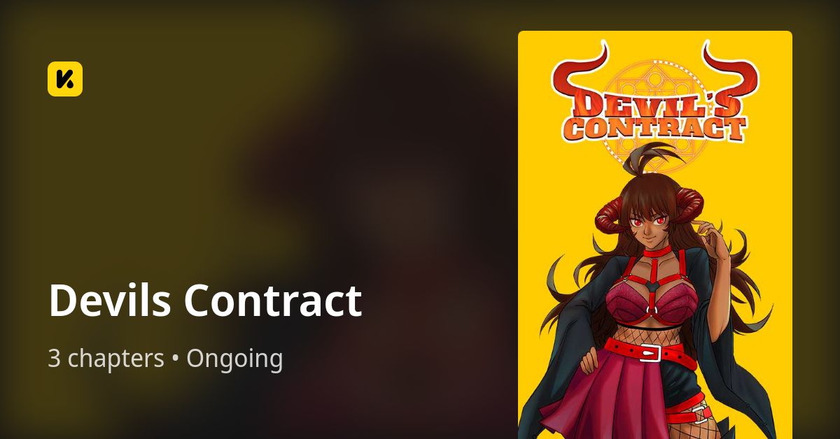 Devils Contract • The Latest Official Manga, Manhua, Webtoon and Comics ...