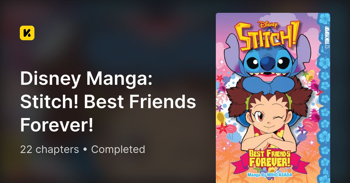 Disney Manga: Stitch! Best Friends Forever! • The Latest Official Manga,  Manhua, Webtoon and Comics on INKR