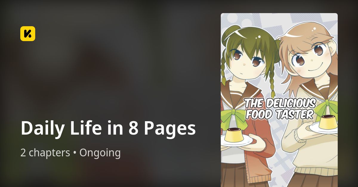 Daily Life in 8 Pages • The Latest Official Manga, Manhua, Webtoon and ...